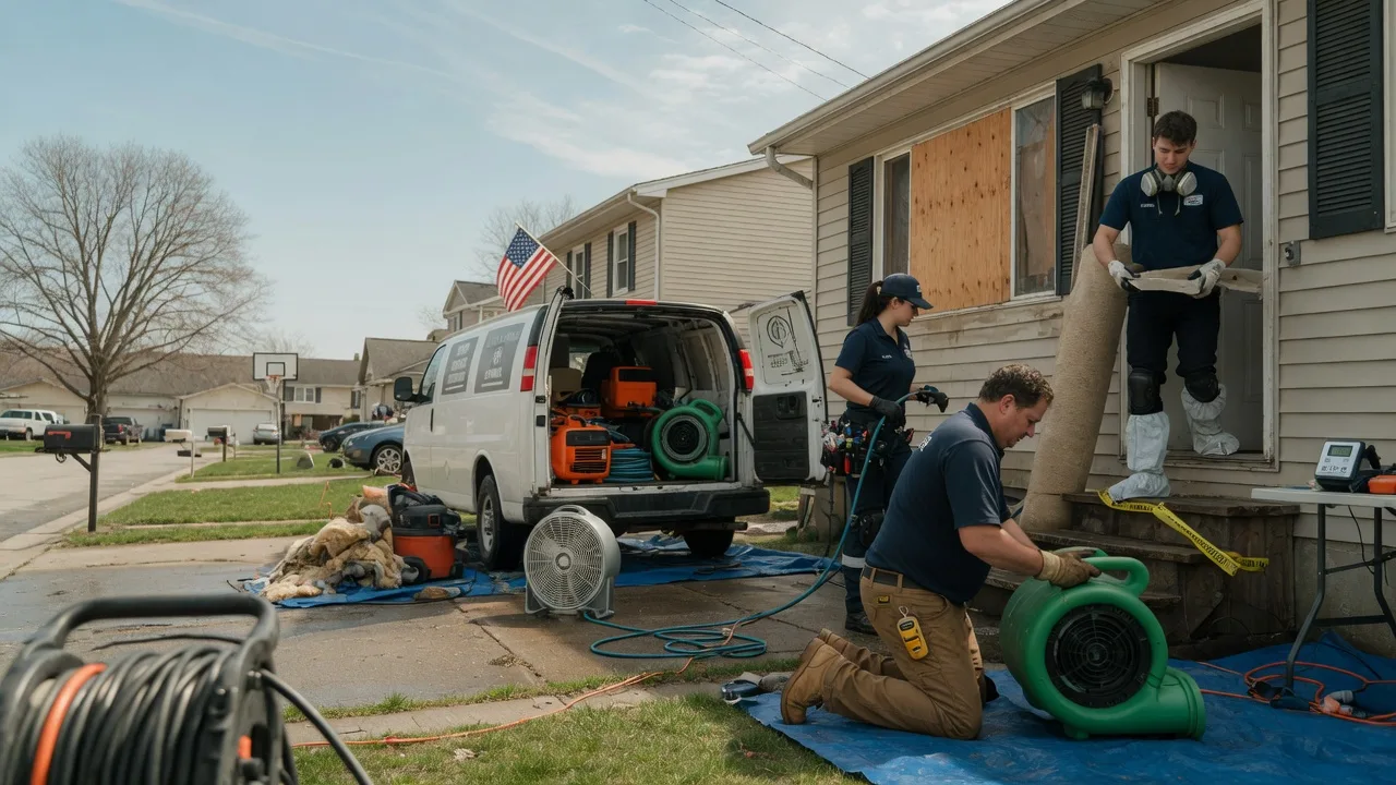 Water Damage Restoration in Breckenridge, MI near me